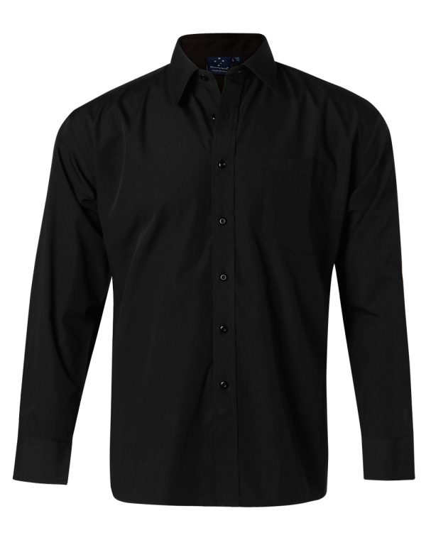Man's poplin shirt,long sleeve - Image 3