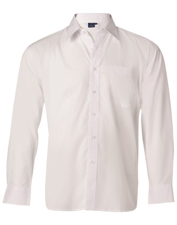 Man's poplin shirt,long sleeve - Image 4