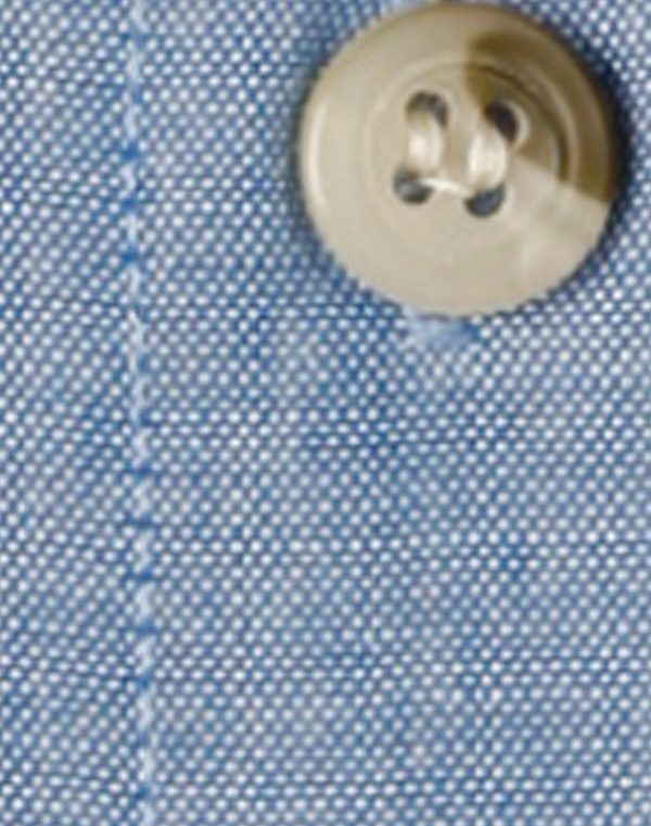 Ladies' wrinkle free chambray shirt 3/4 sleeve - Image 3
