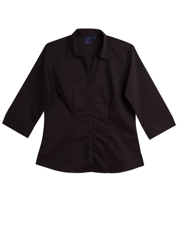 Ladies' 3/4 sleeve teflon shirt - Image 3