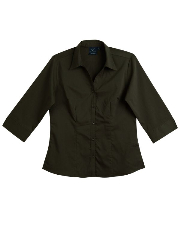 Ladies' 3/4 sleeve teflon shirt - Image 4