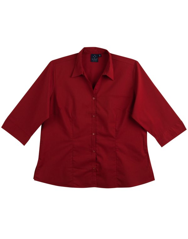 Ladies' 3/4 sleeve teflon shirt - Image 5