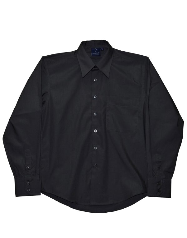 Mens L/S Teflon business shirt - Image 4
