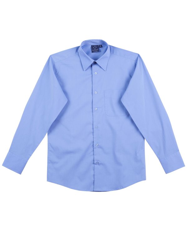 Mens L/S Teflon business shirt - Image 5