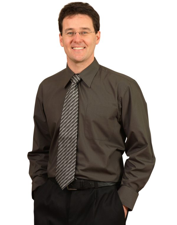 Mens L/S Teflon business shirt - Image 2