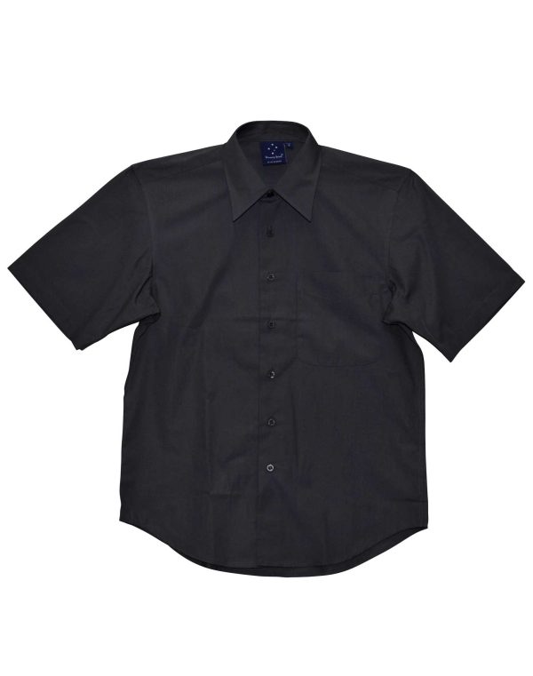 Mens S/S Teflon business shirt - Image 4
