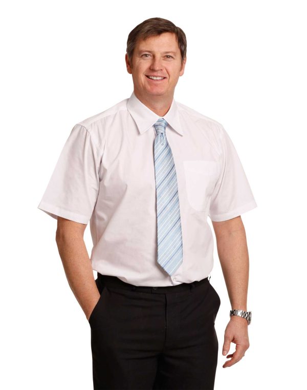 Mens S/S Teflon business shirt - Image 2