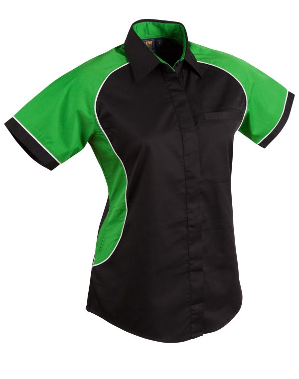 Ladies' Contrast Shirt - Image 4