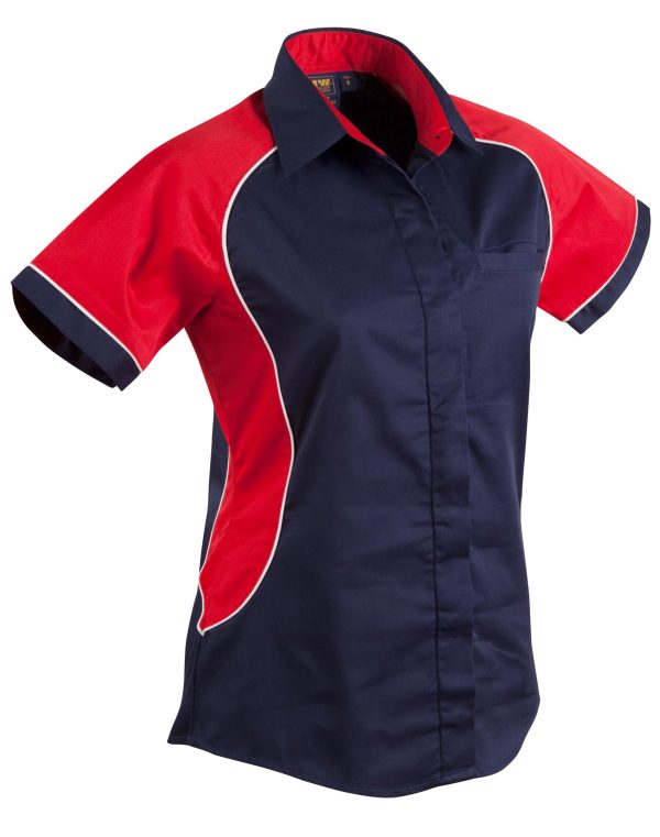 Ladies' Contrast Shirt - Image 10
