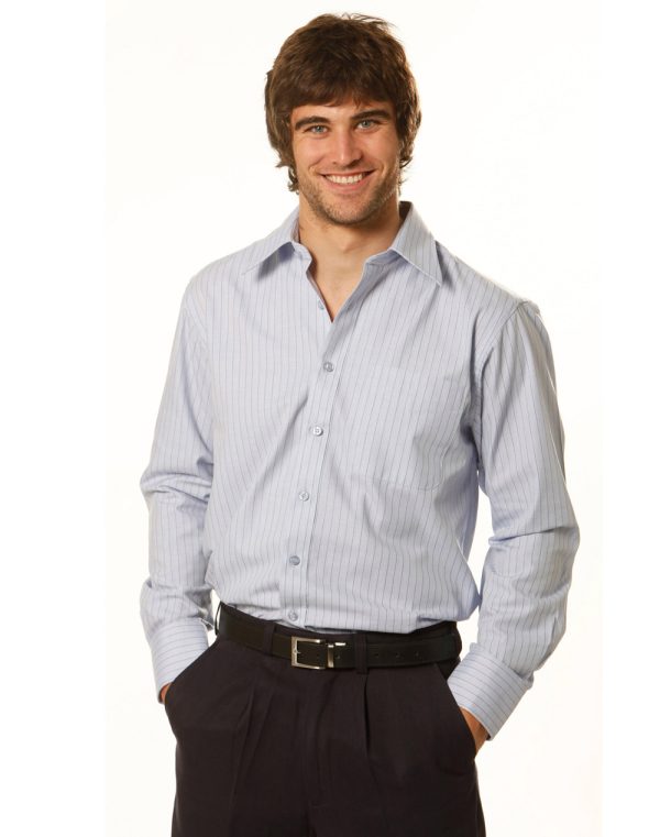 Mens L/S Stripe Shirt