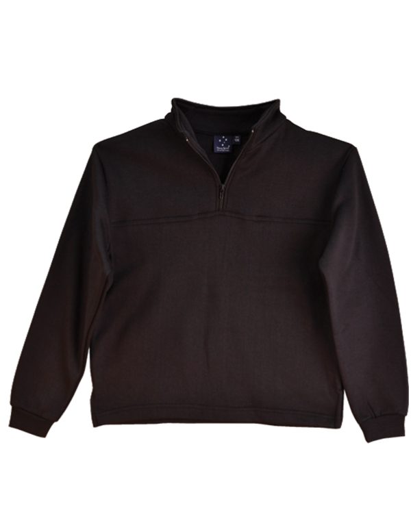 Kid's 1/2 zip collar fleecy sweat - Image 3