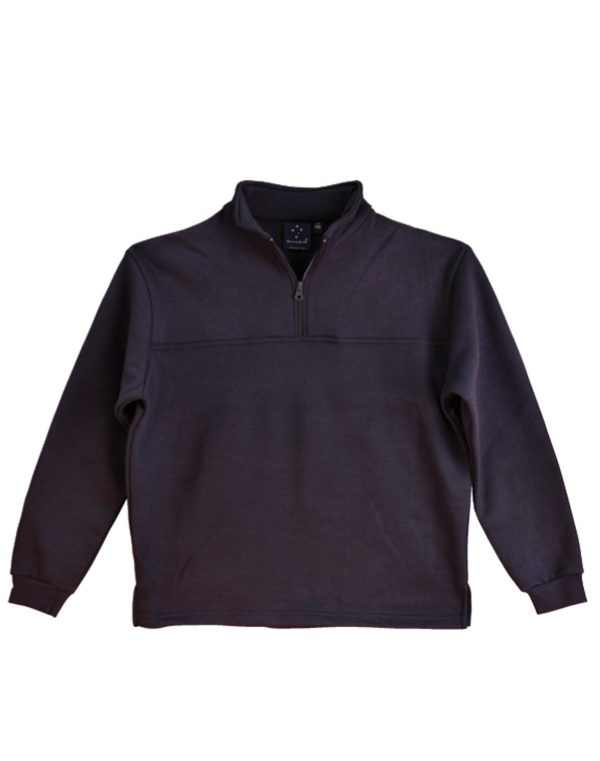 Kid's 1/2 zip collar fleecy sweat - Image 4