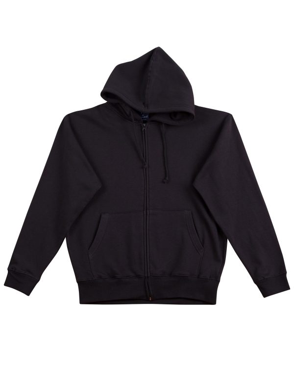 Men's full-zip fleecy hoodie - Image 3