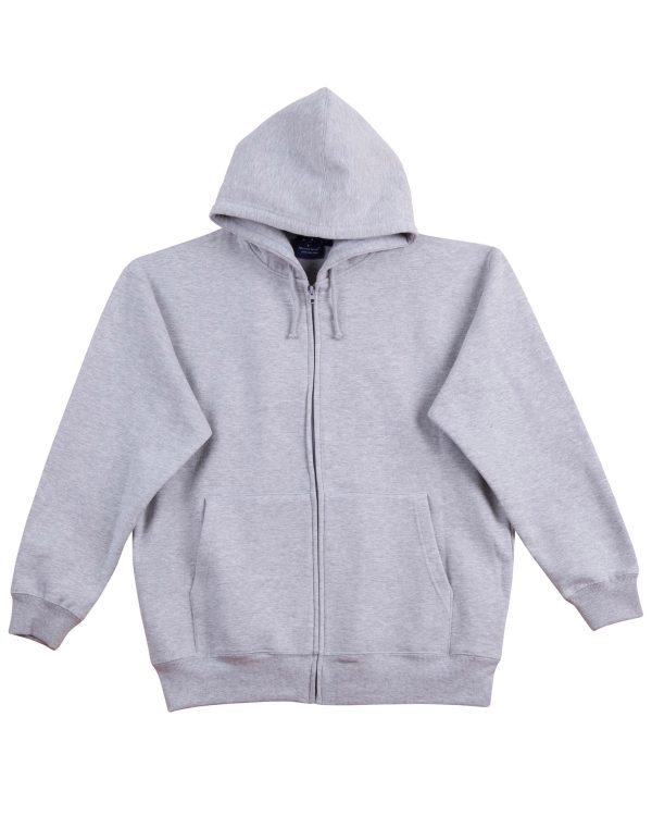 Men's full-zip fleecy hoodie - Image 4
