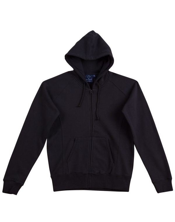 Ladies' full-zip fleecy hoodie - Image 3