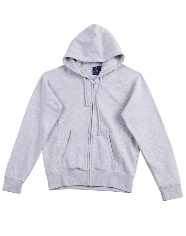 Ladies' full-zip fleecy hoodie - Image 4