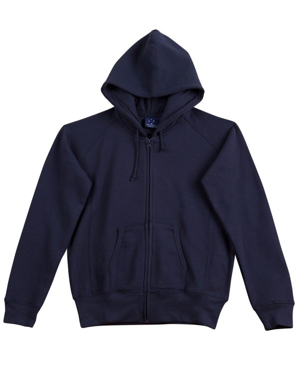 Ladies' full-zip fleecy hoodie - Image 5