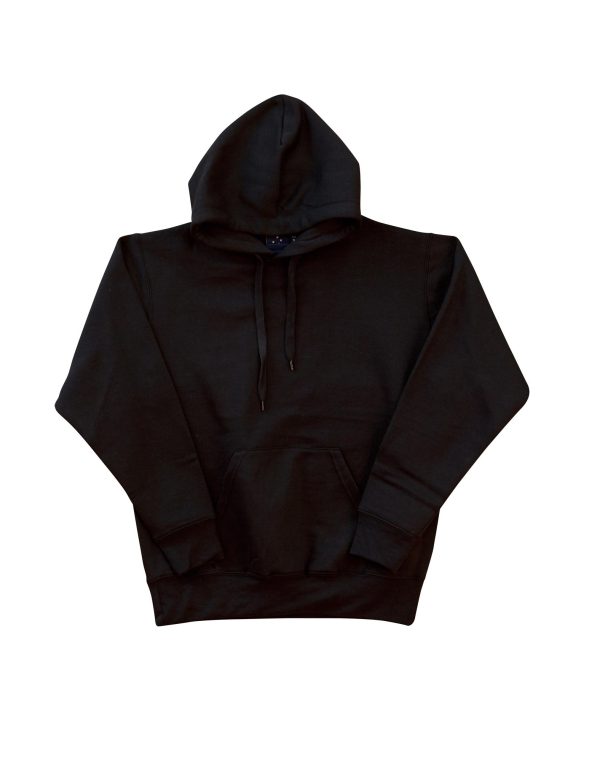 Adult's Close Front  Contrast Fleecy Hoodie - Image 3