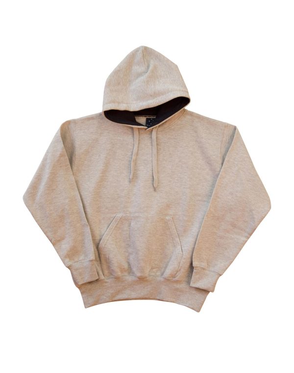 Adult's Close Front  Contrast Fleecy Hoodie - Image 6
