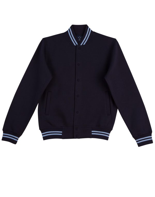 Kid's Fleece Varsity Jacket - Image 6