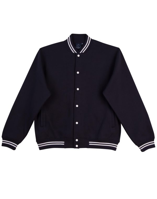 Kid's Fleece Varsity Jacket - Image 7