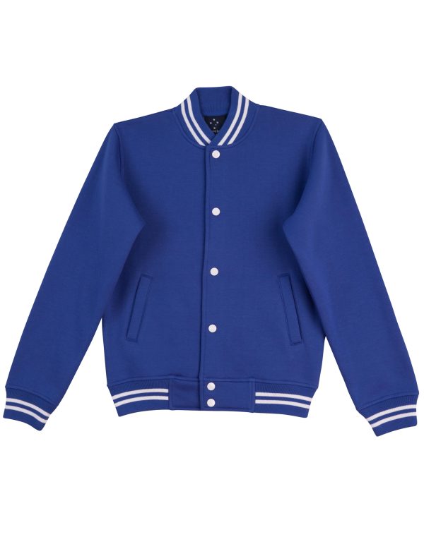 Kid's Fleece Varsity Jacket - Image 10