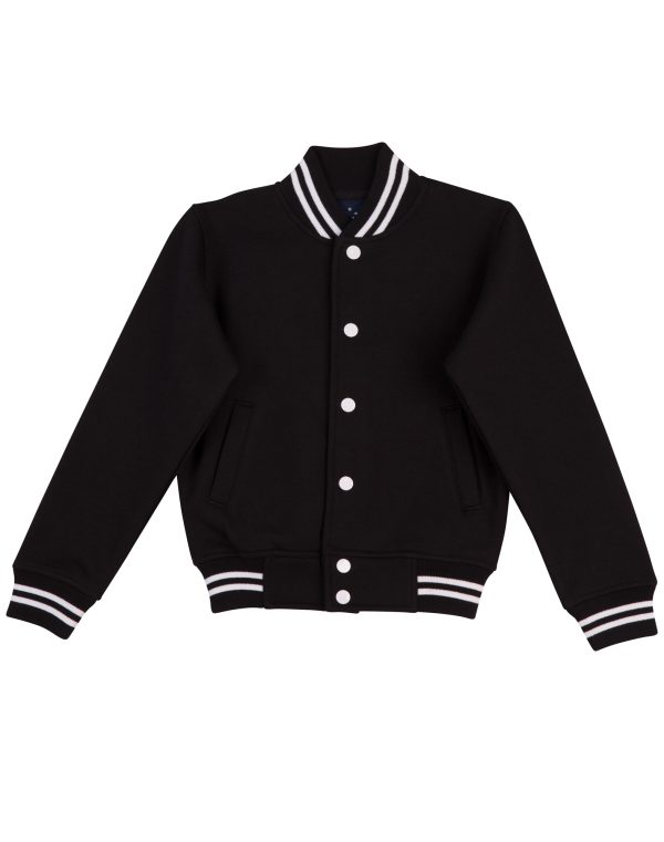 Adult's Fleece Varsity Jacket - Image 3