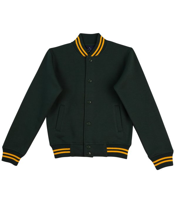 Adult's Fleece Varsity Jacket - Image 4