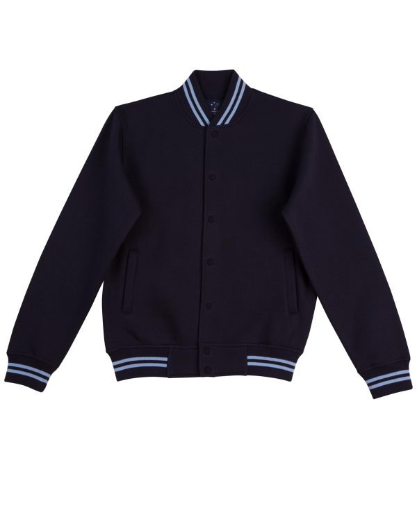 Adult's Fleece Varsity Jacket - Image 6