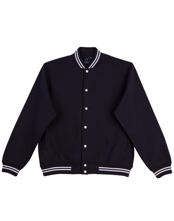 Adult's Fleece Varsity Jacket - Image 7