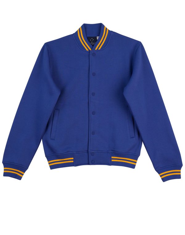Adult's Fleece Varsity Jacket - Image 9