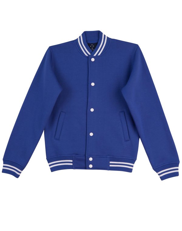 Adult's Fleece Varsity Jacket - Image 10