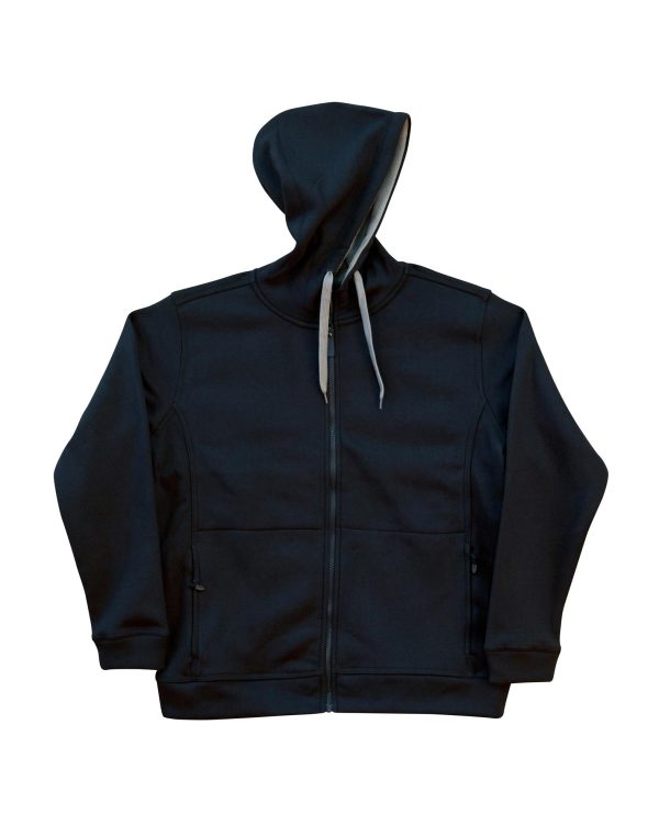 Men's Full Zip Contrast Fleece Hoodie - Image 5