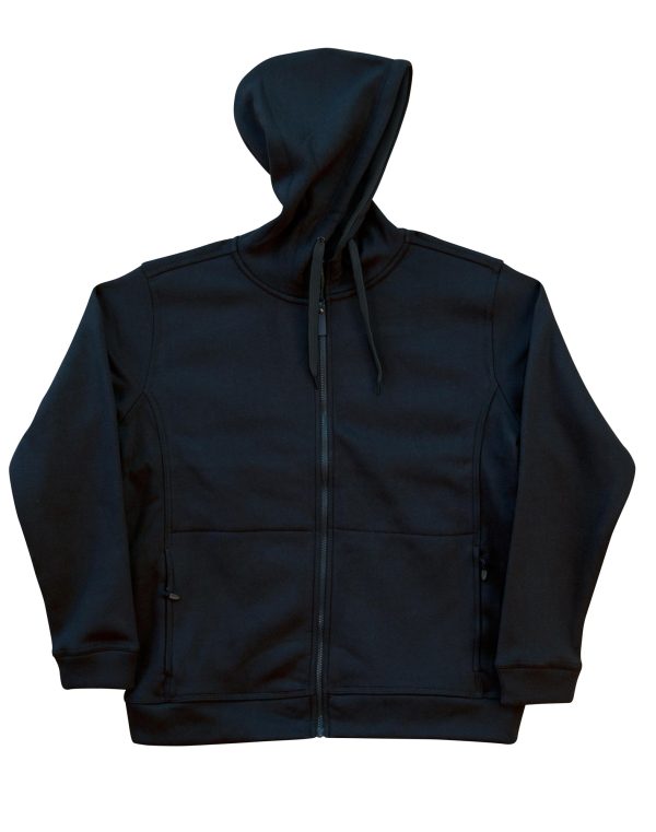 Men's Full Zip Contrast Fleece Hoodie - Image 6