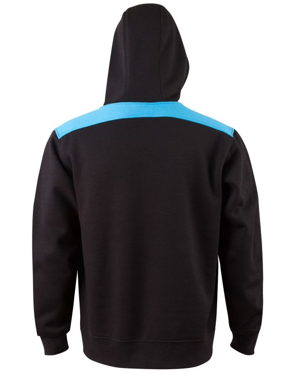Adult's Kangaroo Pocket Contrast Hoodie - Image 2