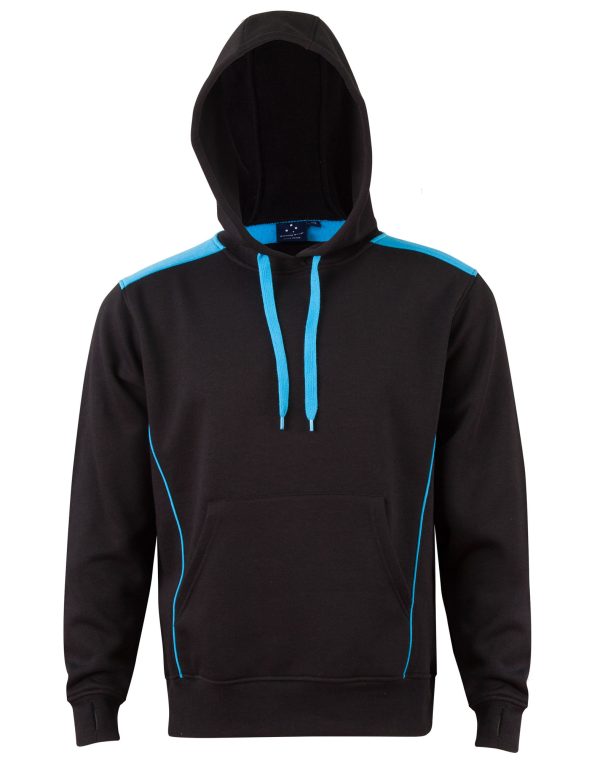 Adult's Kangaroo Pocket Contrast Hoodie - Image 3