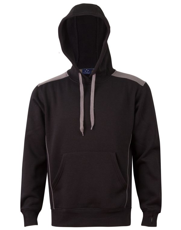 Adult's Kangaroo Pocket Contrast Hoodie - Image 4