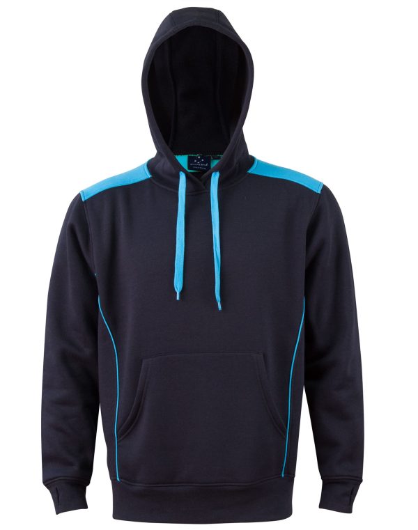 Adult's Kangaroo Pocket Contrast Hoodie - Image 8