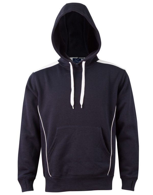 Adult's Kangaroo Pocket Contrast Hoodie - Image 12