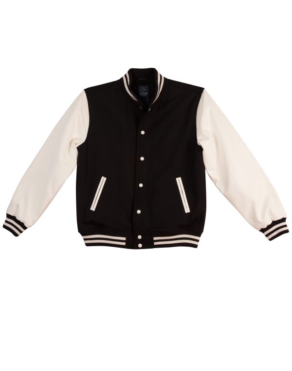 Kid's Wool Blend Varsity Jacket - Image 3