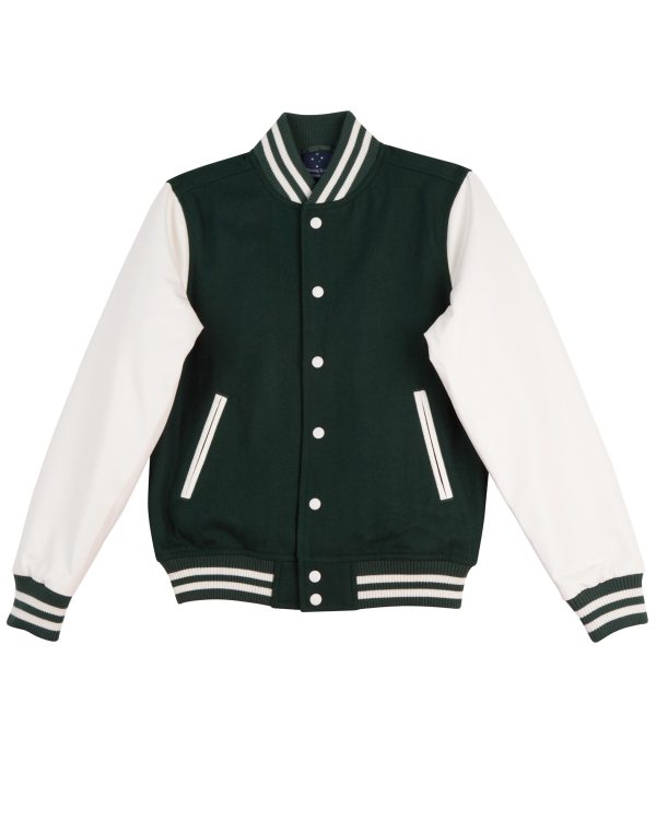 Kid's Wool Blend Varsity Jacket - Image 4
