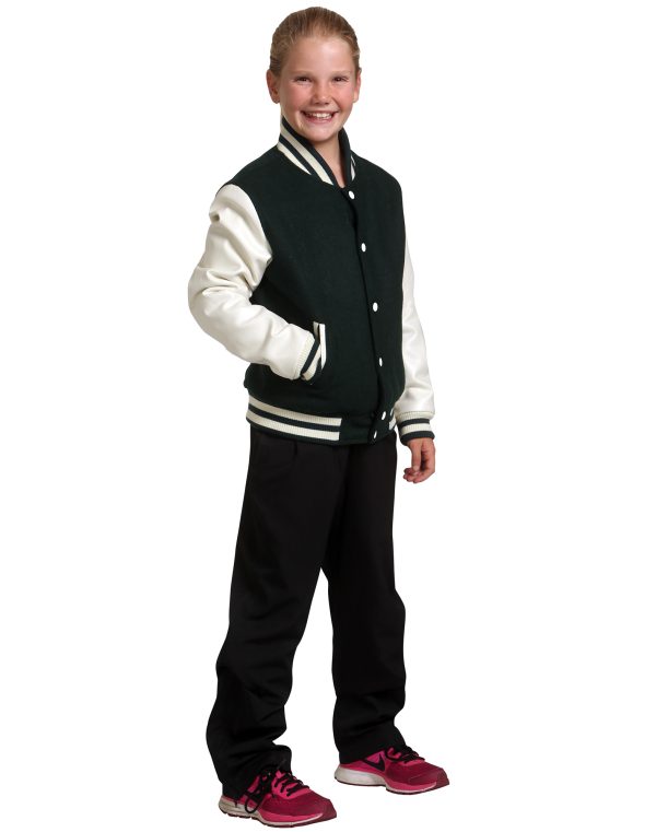 Kid's Wool Blend Varsity Jacket - Image 2