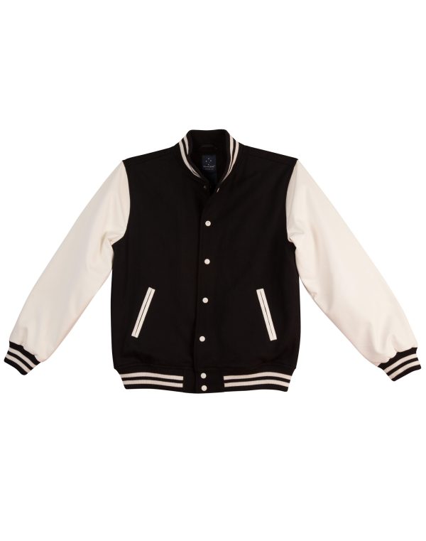 Adult's Wool Blend Varsity Jacket - Image 3