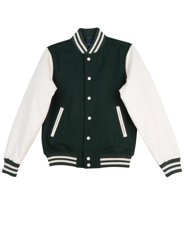 Adult's Wool Blend Varsity Jacket - Image 4