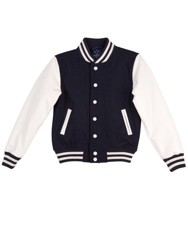 Adult's Wool Blend Varsity Jacket - Image 5