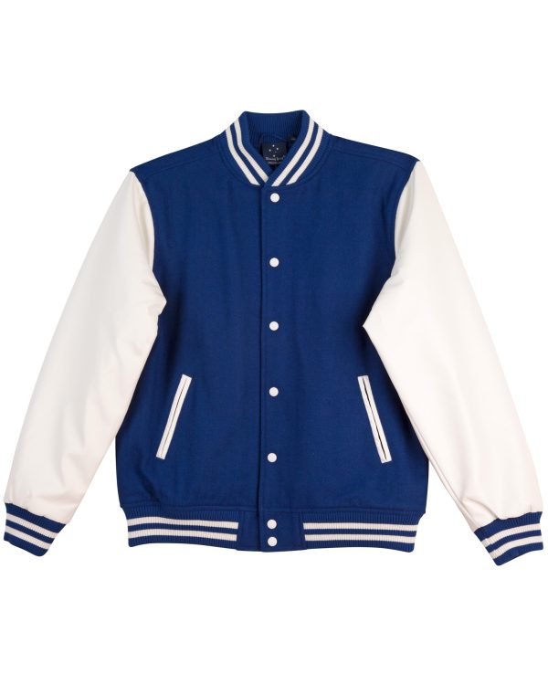 Adult's Wool Blend Varsity Jacket - Image 7