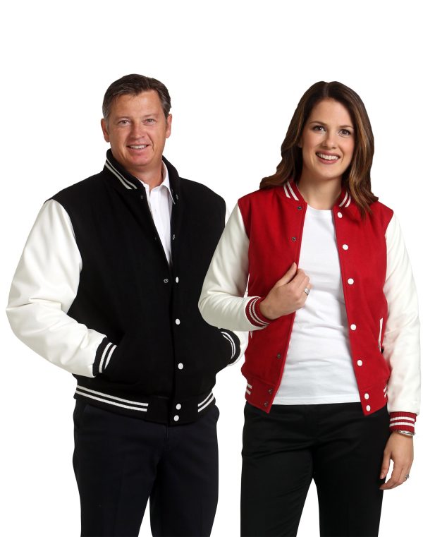 Adult's Wool Blend Varsity Jacket - Image 2