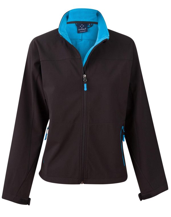 Ladies' Softshell Contrast Jacket - Image 4
