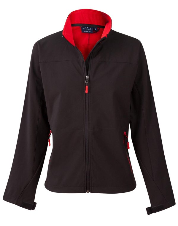 Ladies' Softshell Contrast Jacket - Image 6