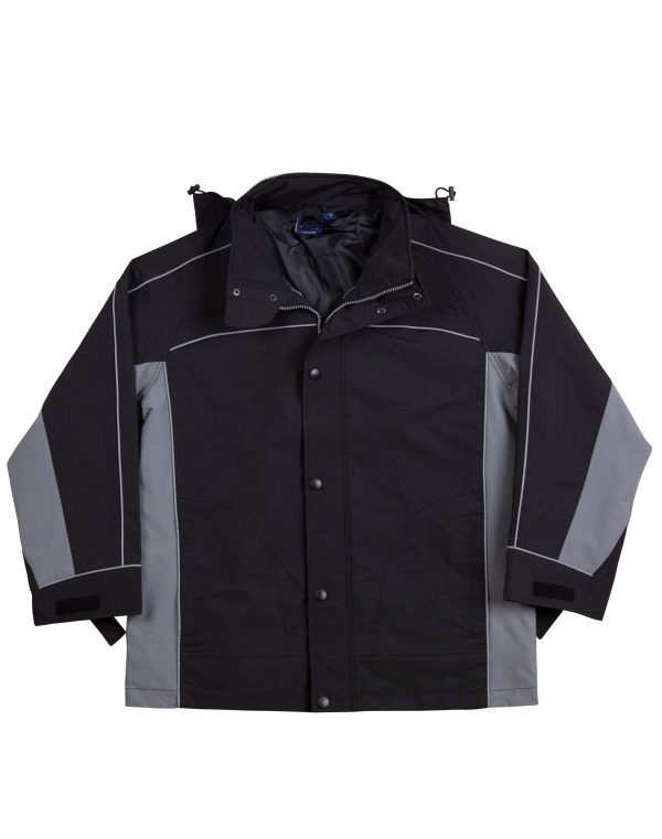 3 in 1 Jacket, silver relective piping - Image 3